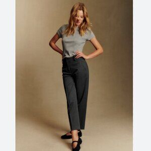 Sezane Gray Straight Leg Pants